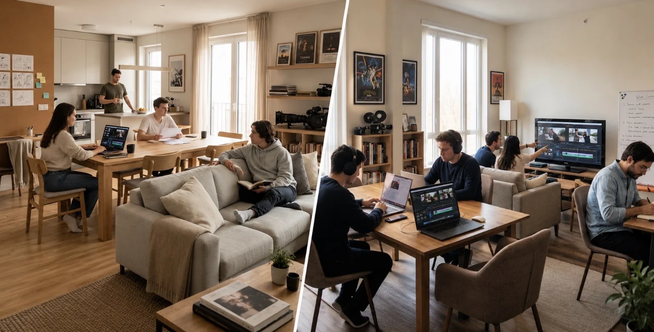 Espaces de bureaux et campus créatif : visuel d’illustration